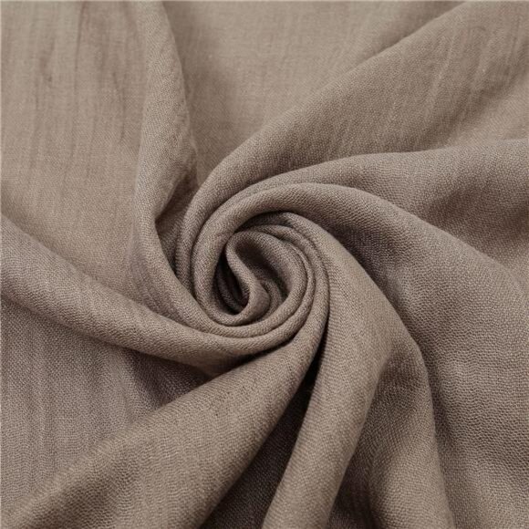 Linen Scarf for Women Lightweight Brown - Picture 2 of 7